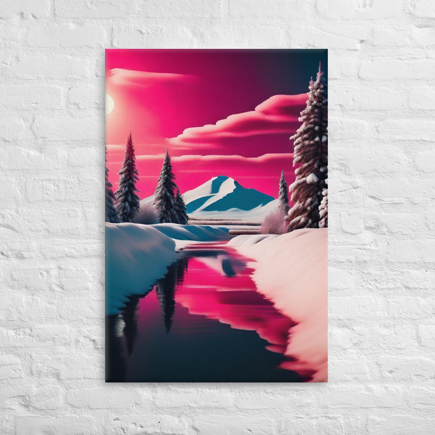 Snowy Landscape Canvas