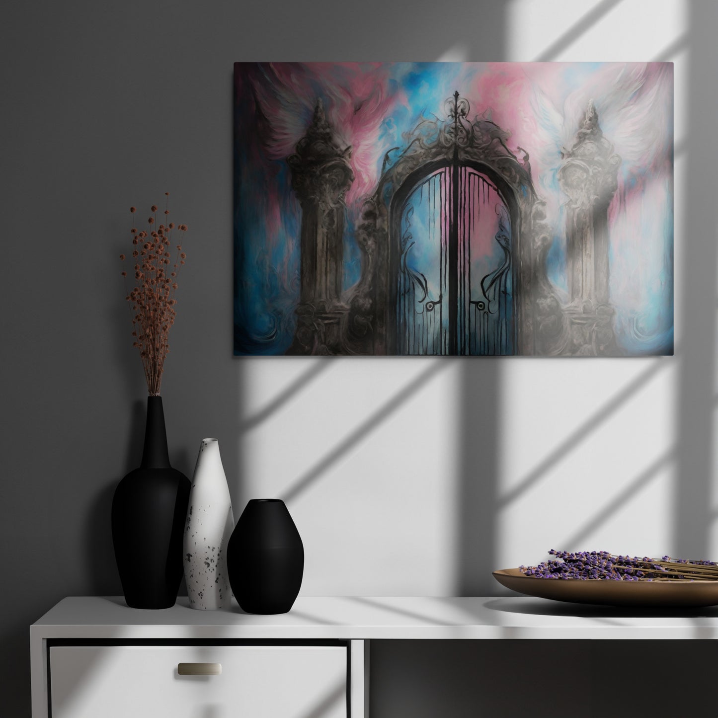 Heavenly gates metal prints